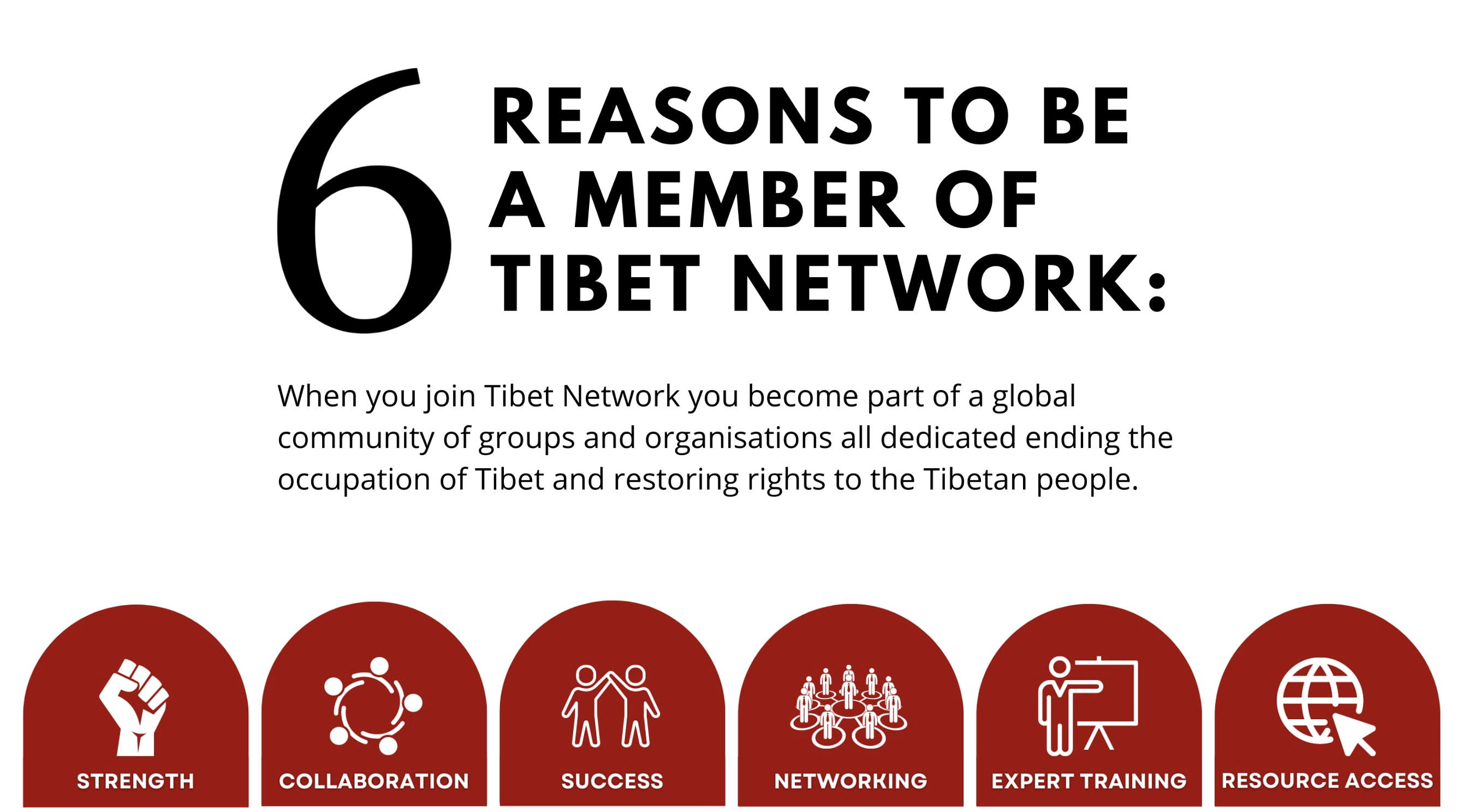 Here are 6 reasons why it is important to be part of Tibet Network