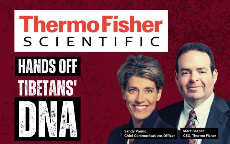 Thermo Fisher: Hands off Tibetan's DNA
